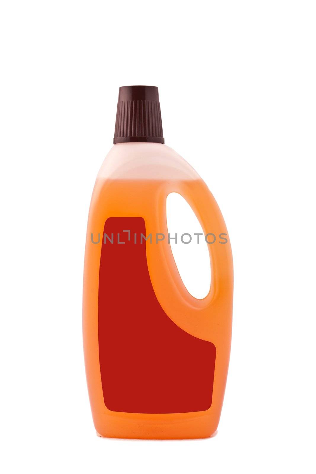 Dish washing liquid soap isolated with clipping path