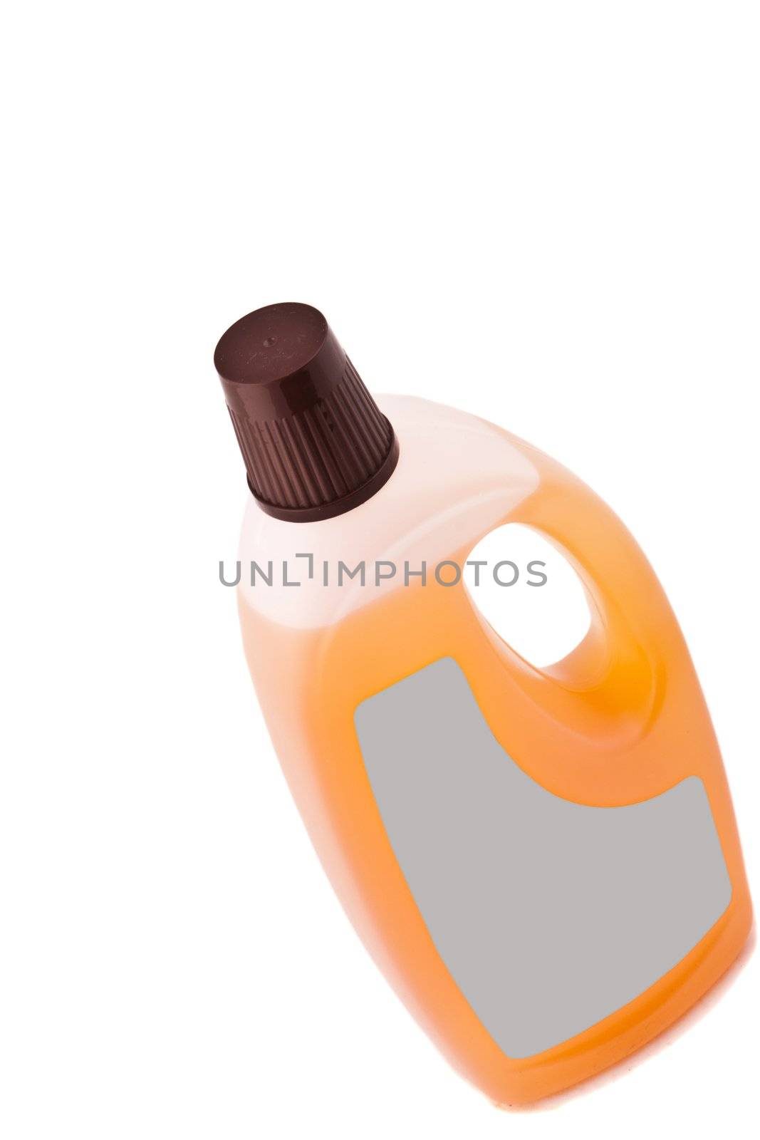 Dish washing liquid soap isolated with clipping path