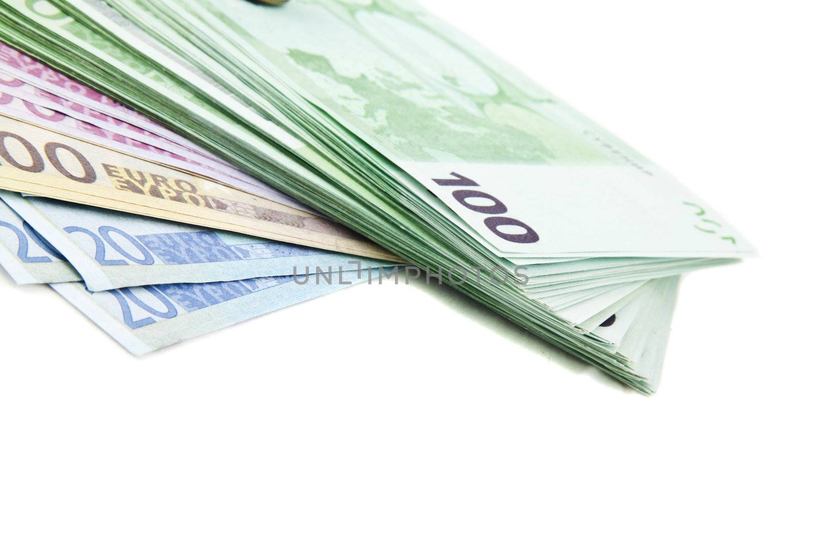 euro money banknotes