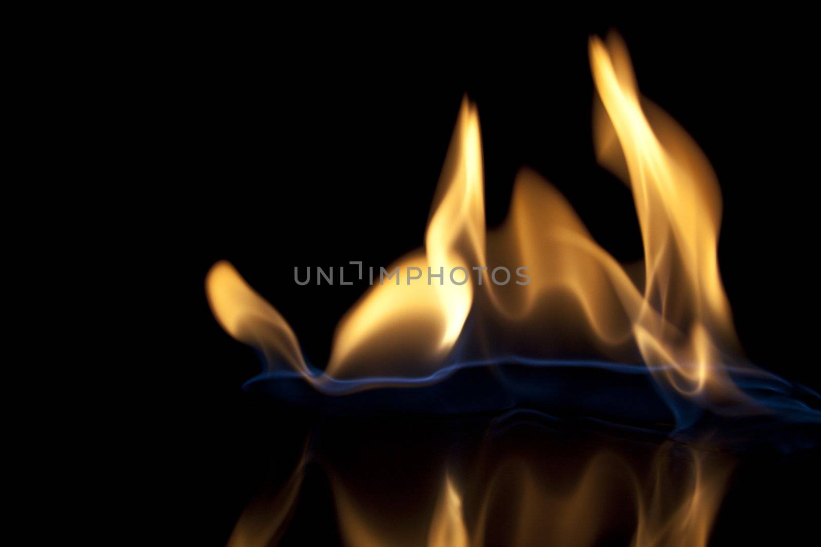 Isolated flame