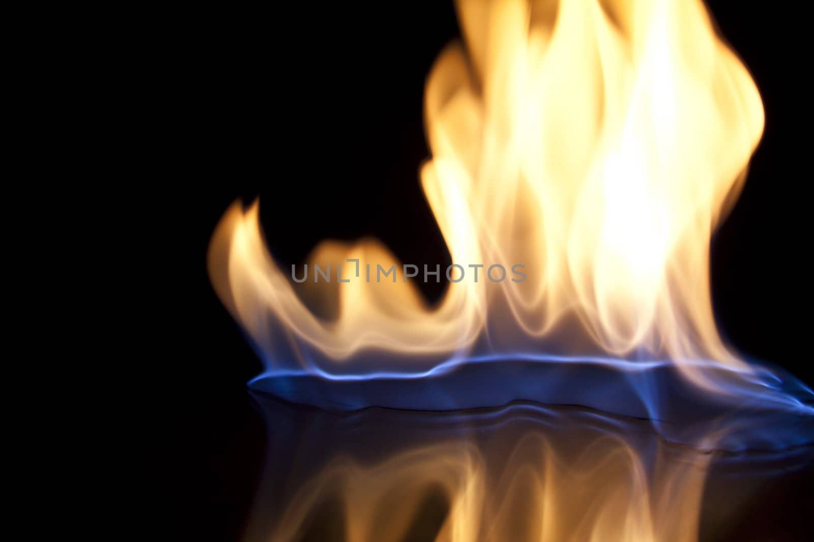 Burning fire