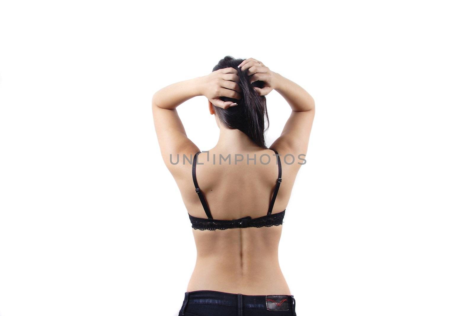 Sexy female body in lingerie