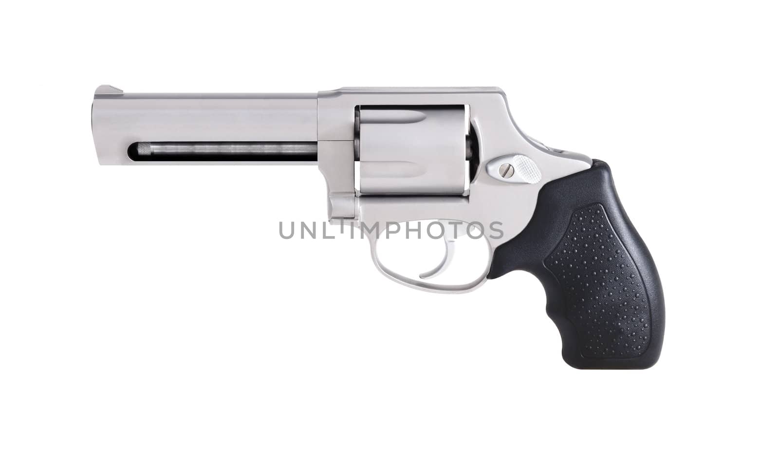 revolver isolated on white
