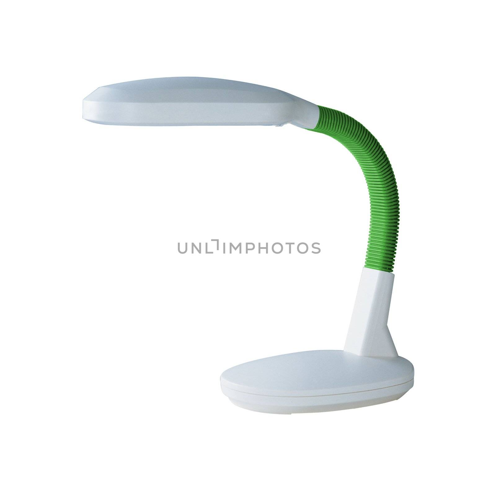 office table lamp isolated on a white background