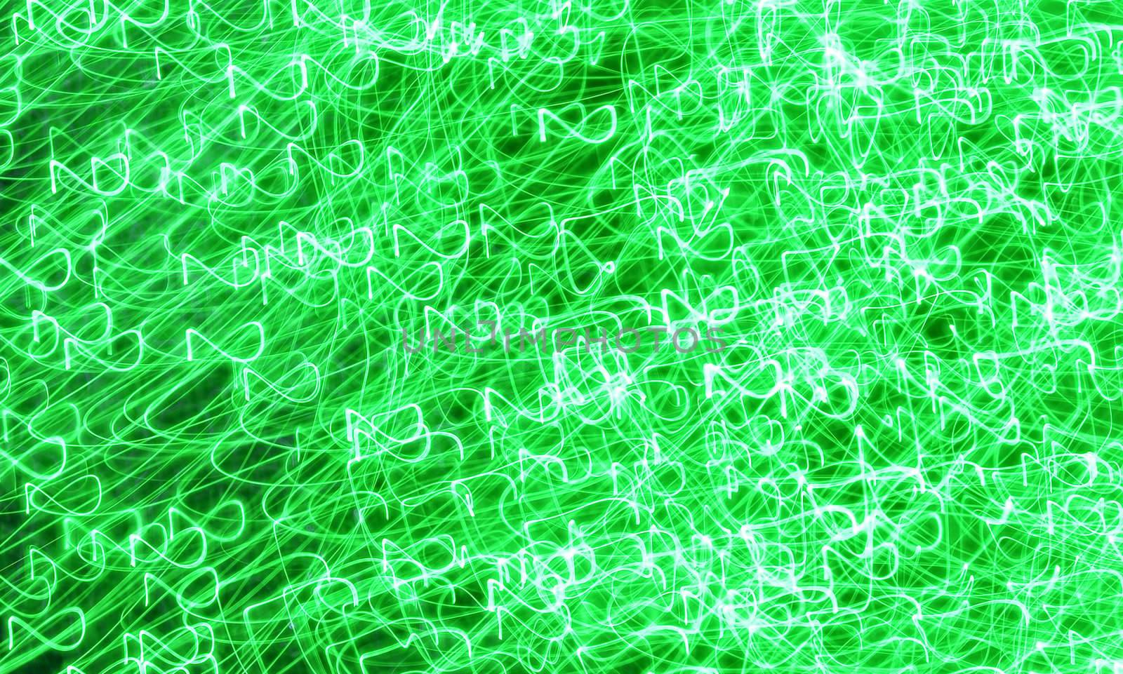 Green light effect background and texture also