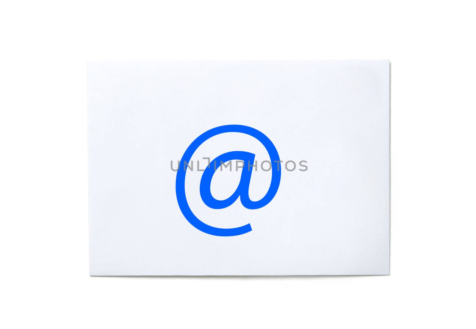 Envelope Email sign isolated