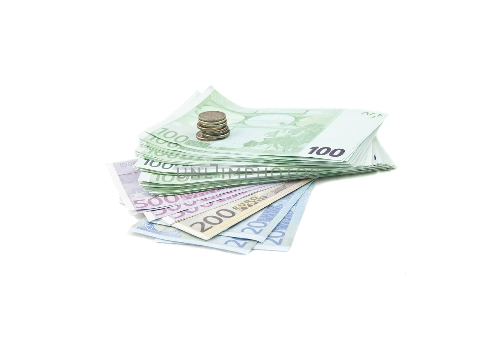 Stack of Money & Coins