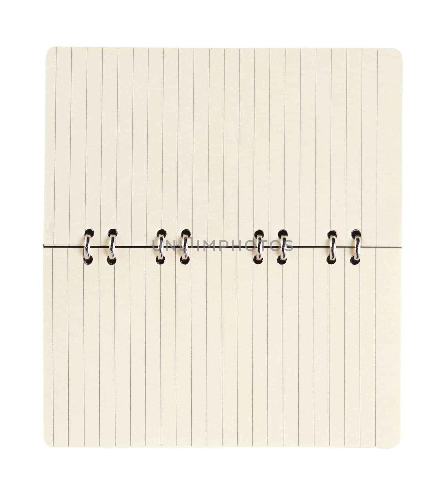 paper spiral notebook isolated by ozaiachin