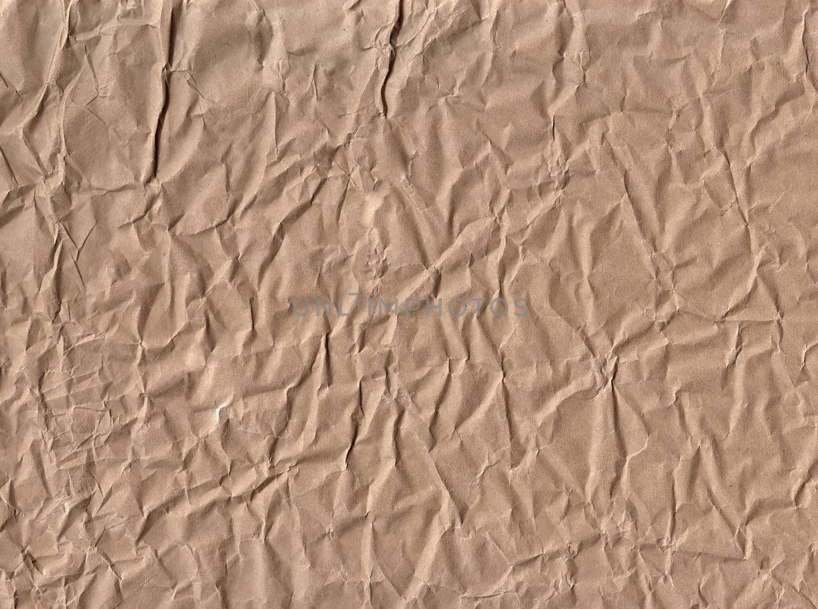 Old brown paper textures can be used as background