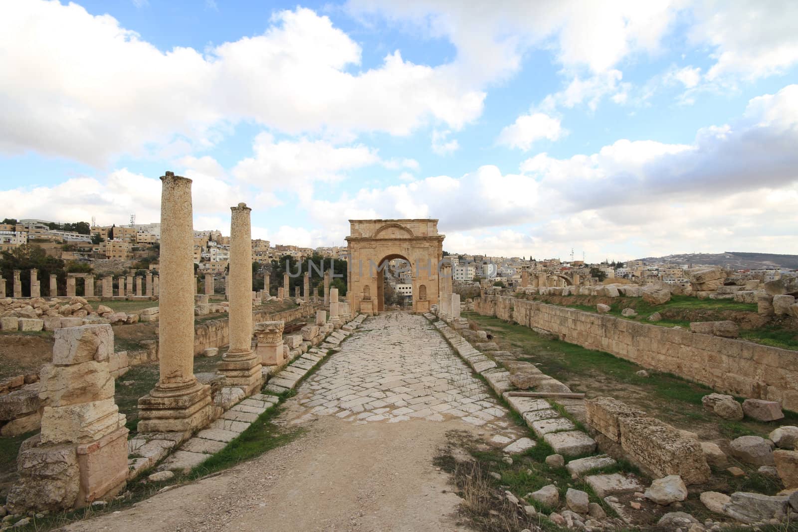 North Gate,Jarash Jordan by thanomphong