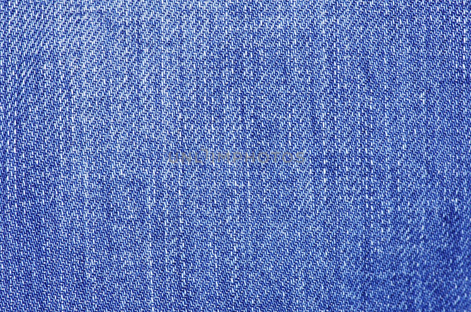 Textured striped blue jeans denim linen fabric background