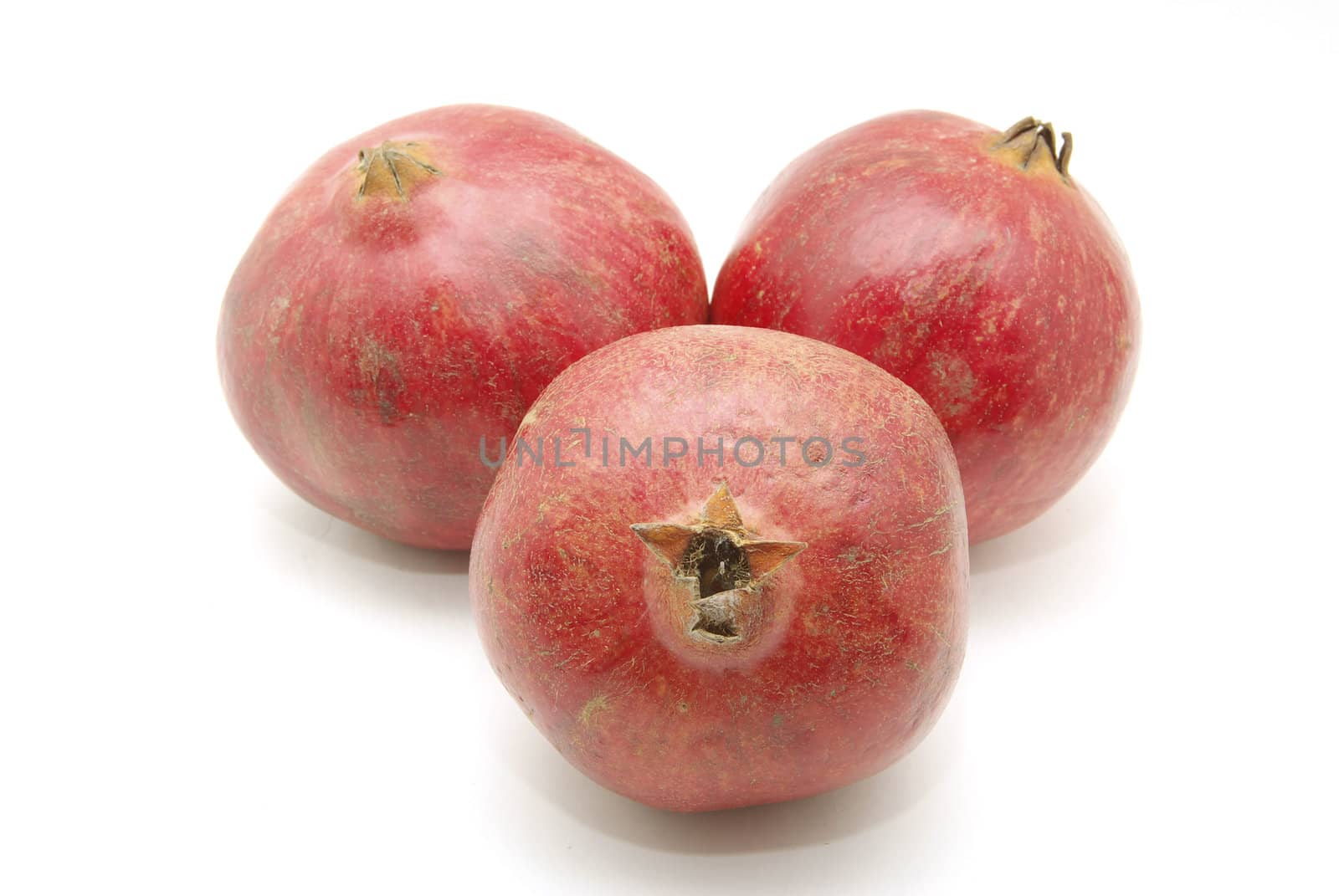 pomegranate  isolated on the white background