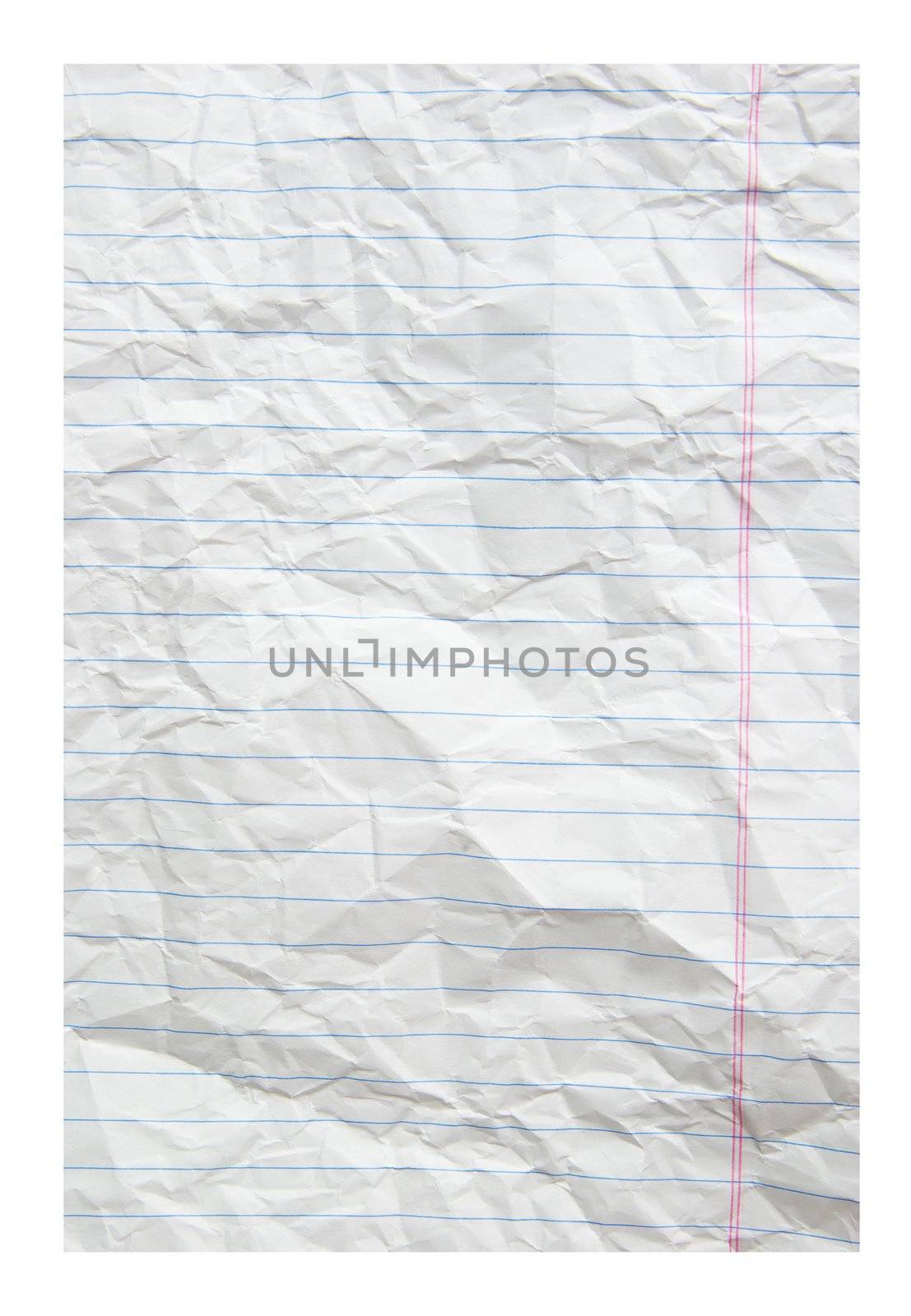 piece of white paper, great for textures and backgrounds.