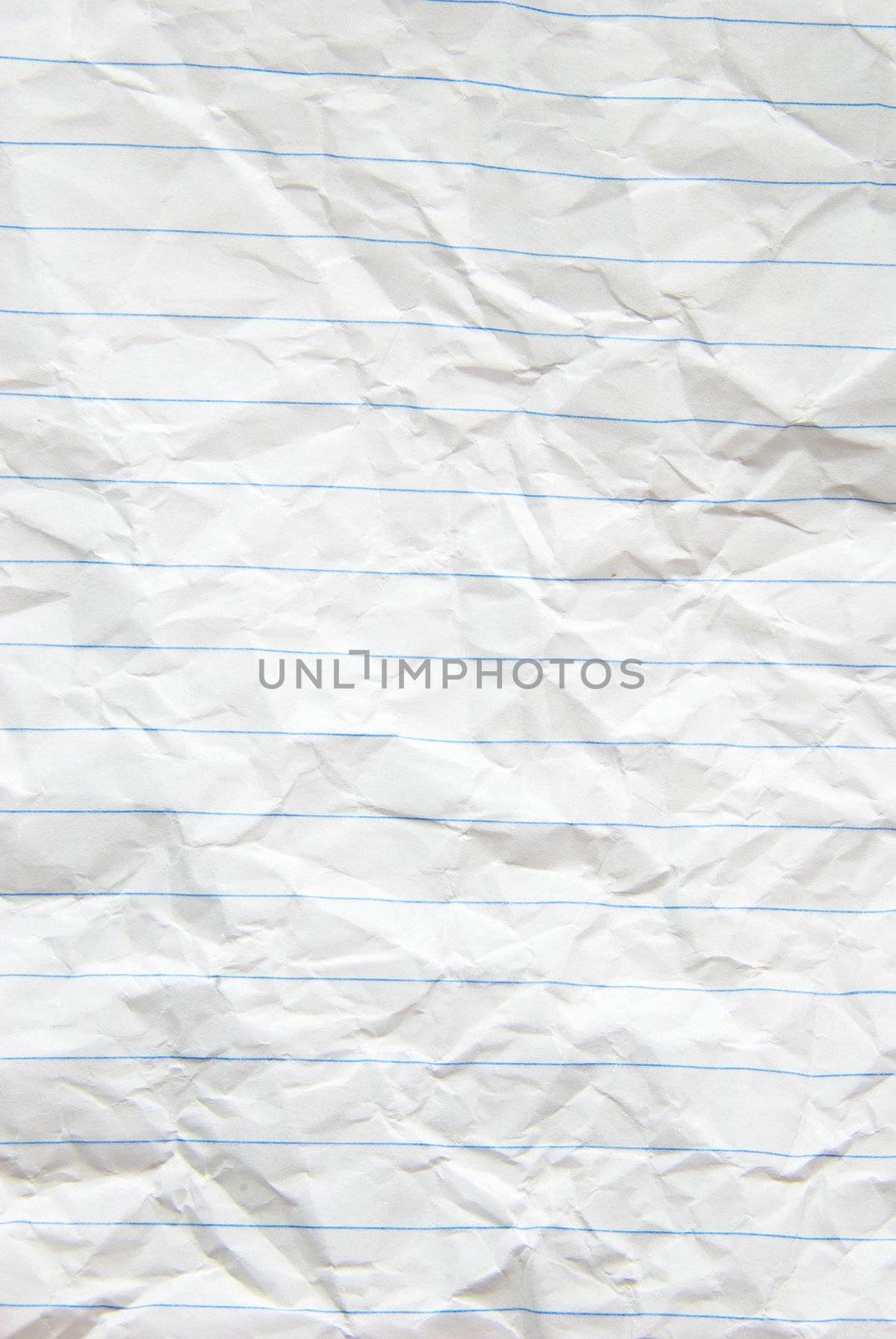 piece of white paper, great for textures and backgrounds.