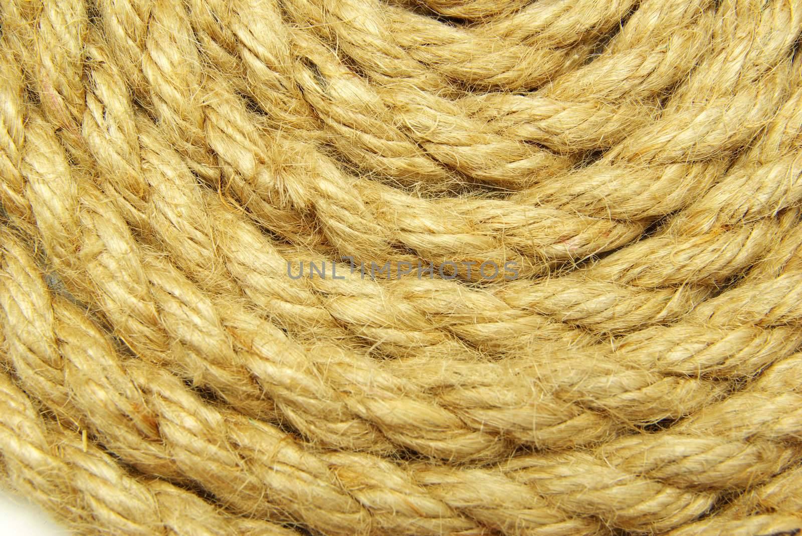 rope isolated on a white background