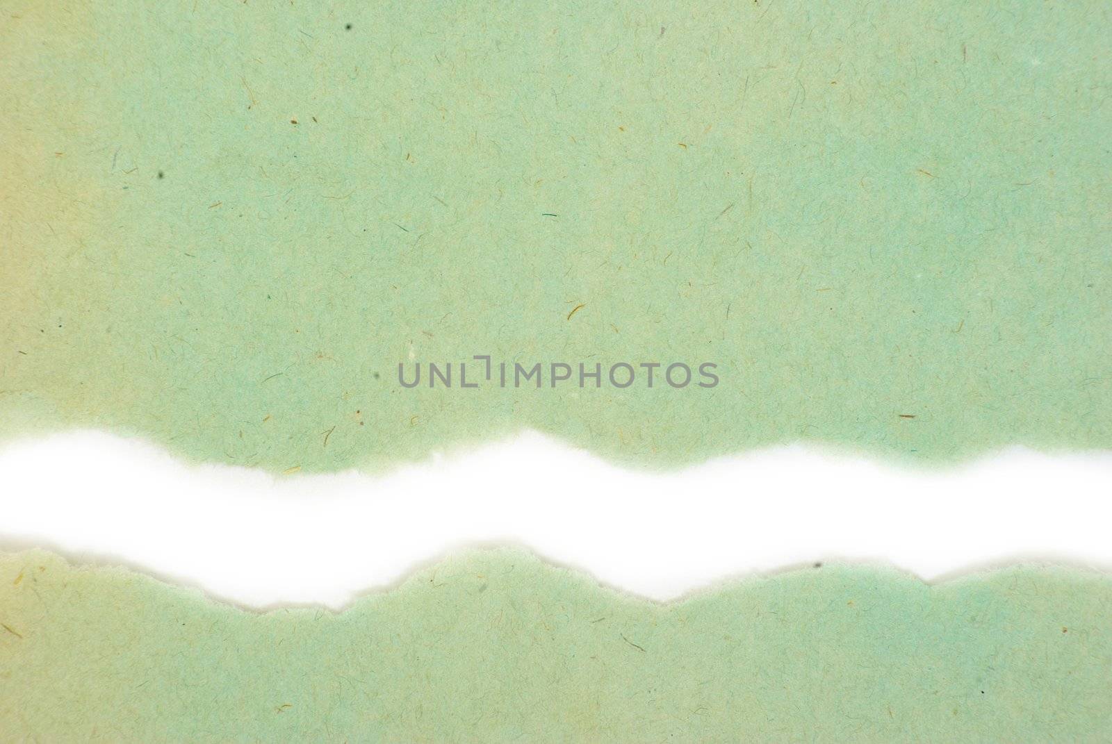 Cardboard pieces on the isolated white background