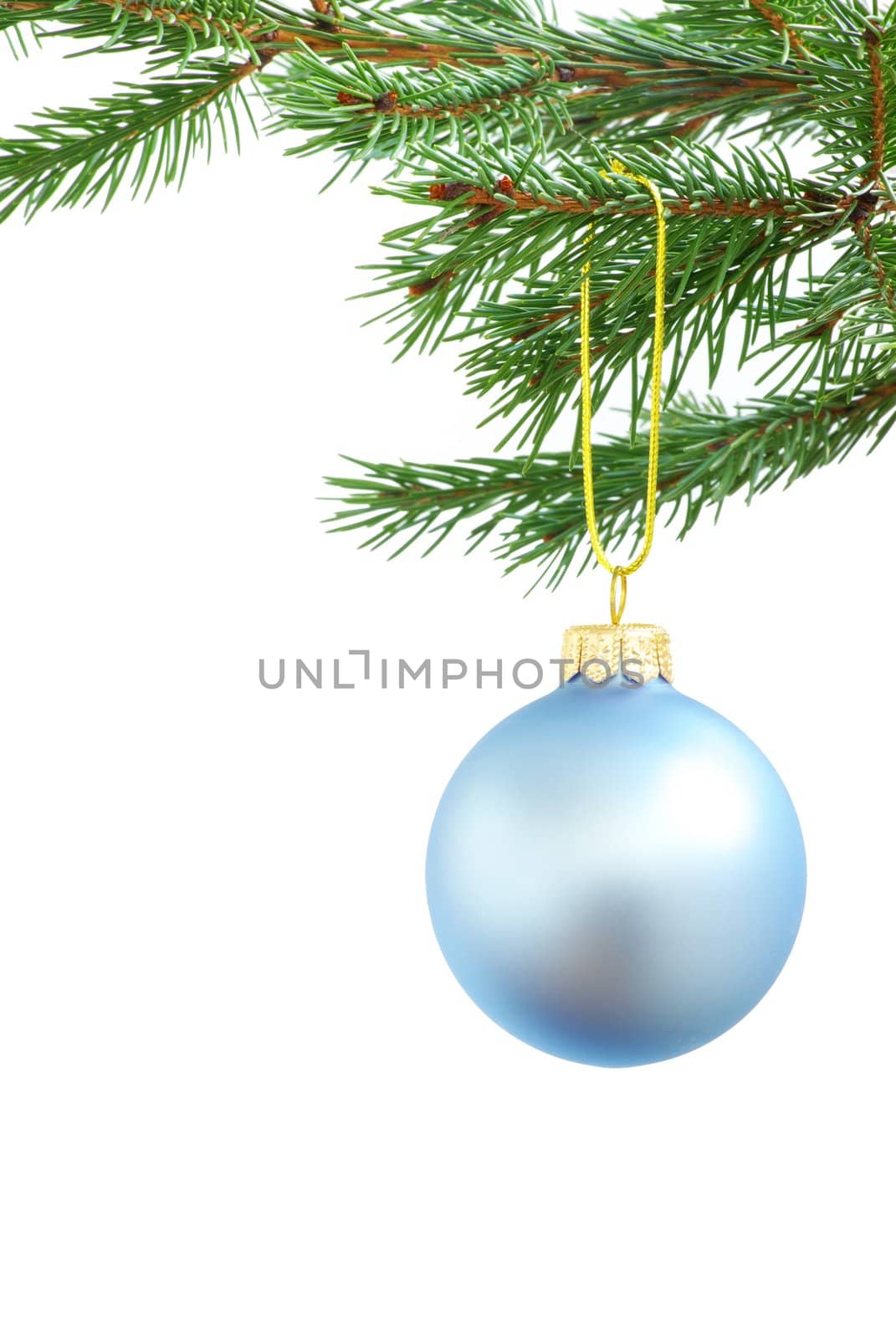 Christmas decoration isolated on the white background