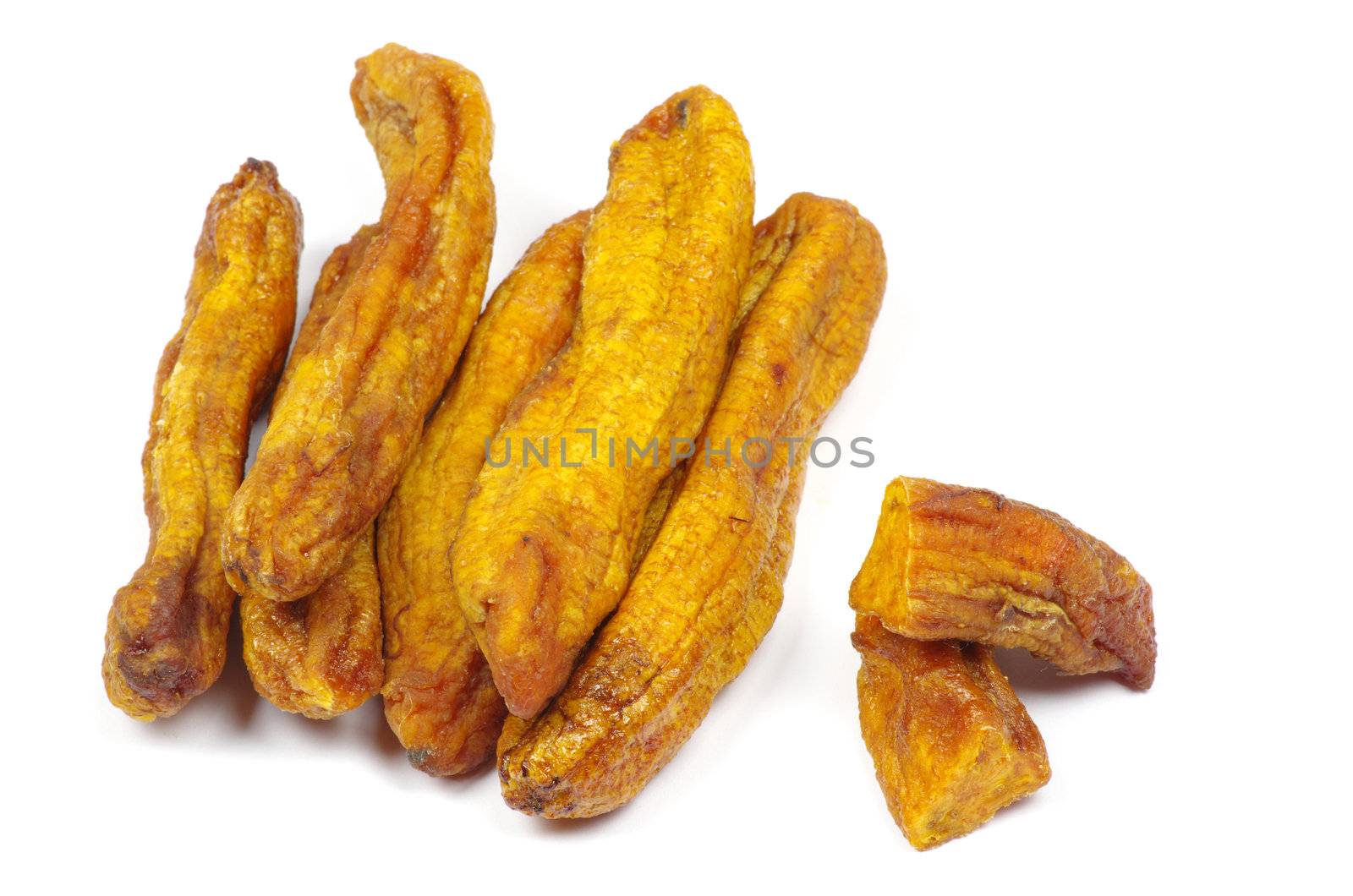 bananas isolated on white background