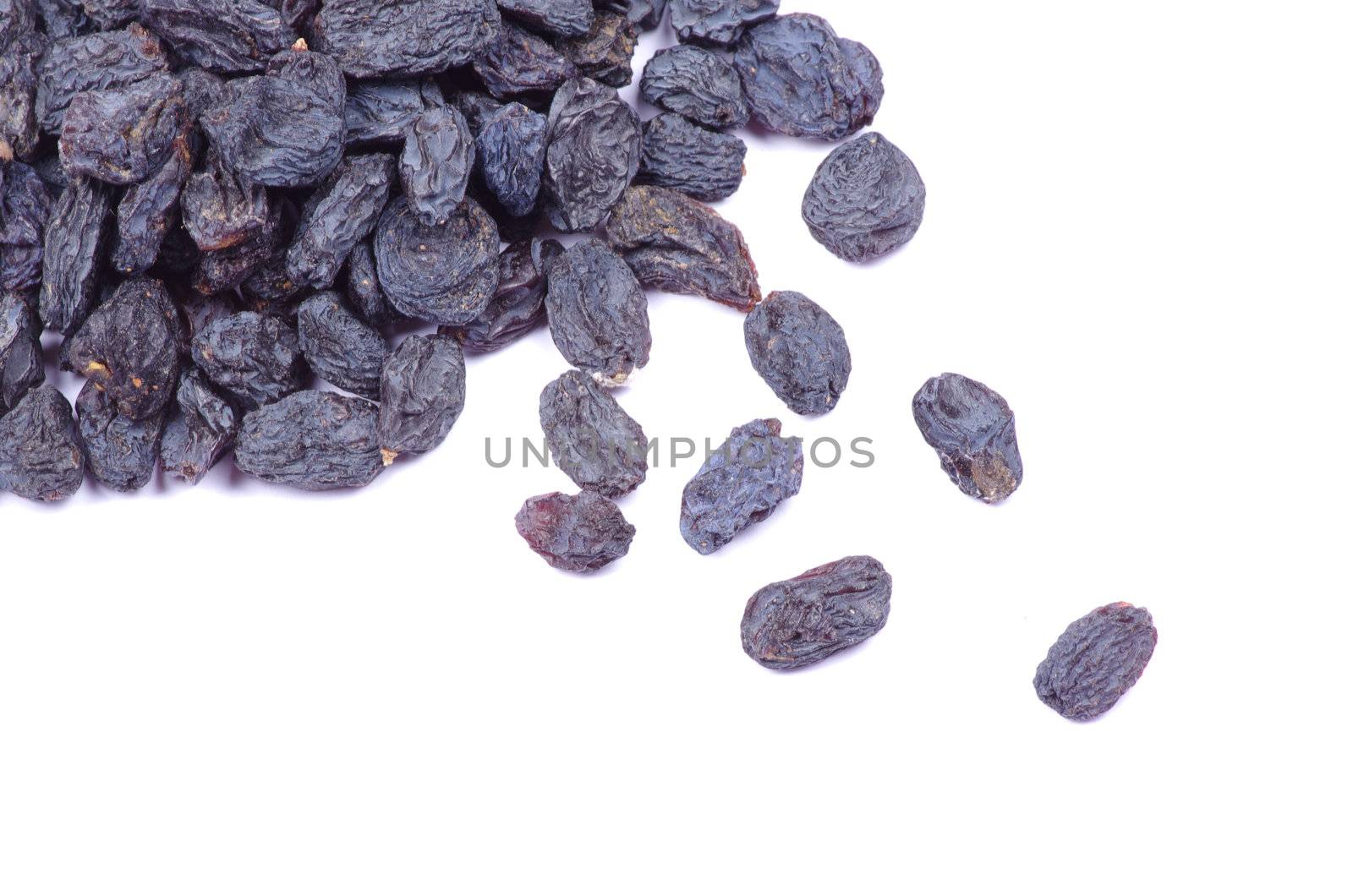 raisins isolated on a white background