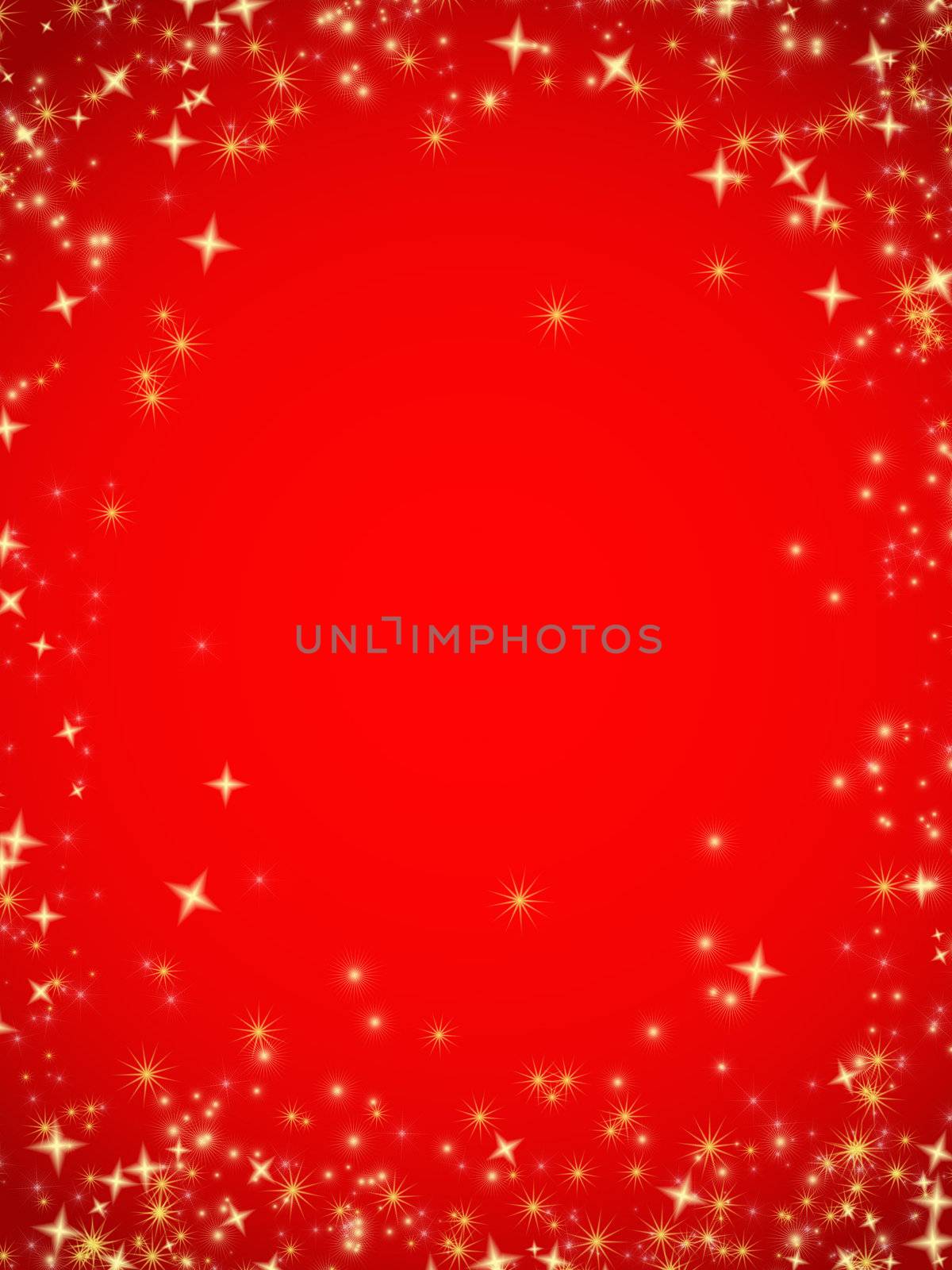 Abstract red christmas background in stars              