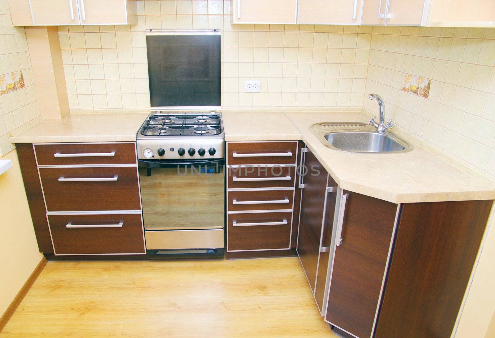 interior of a modern kitchen 