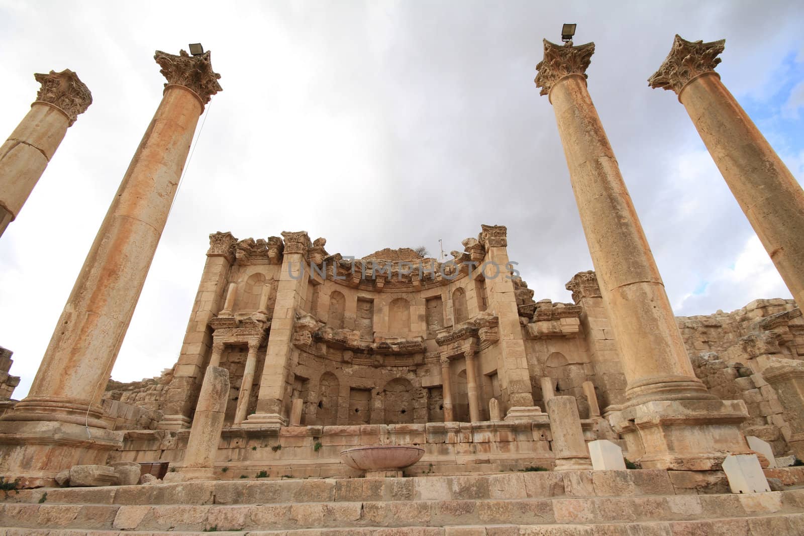 Temple of Artemis,Jarash Jordan by thanomphong