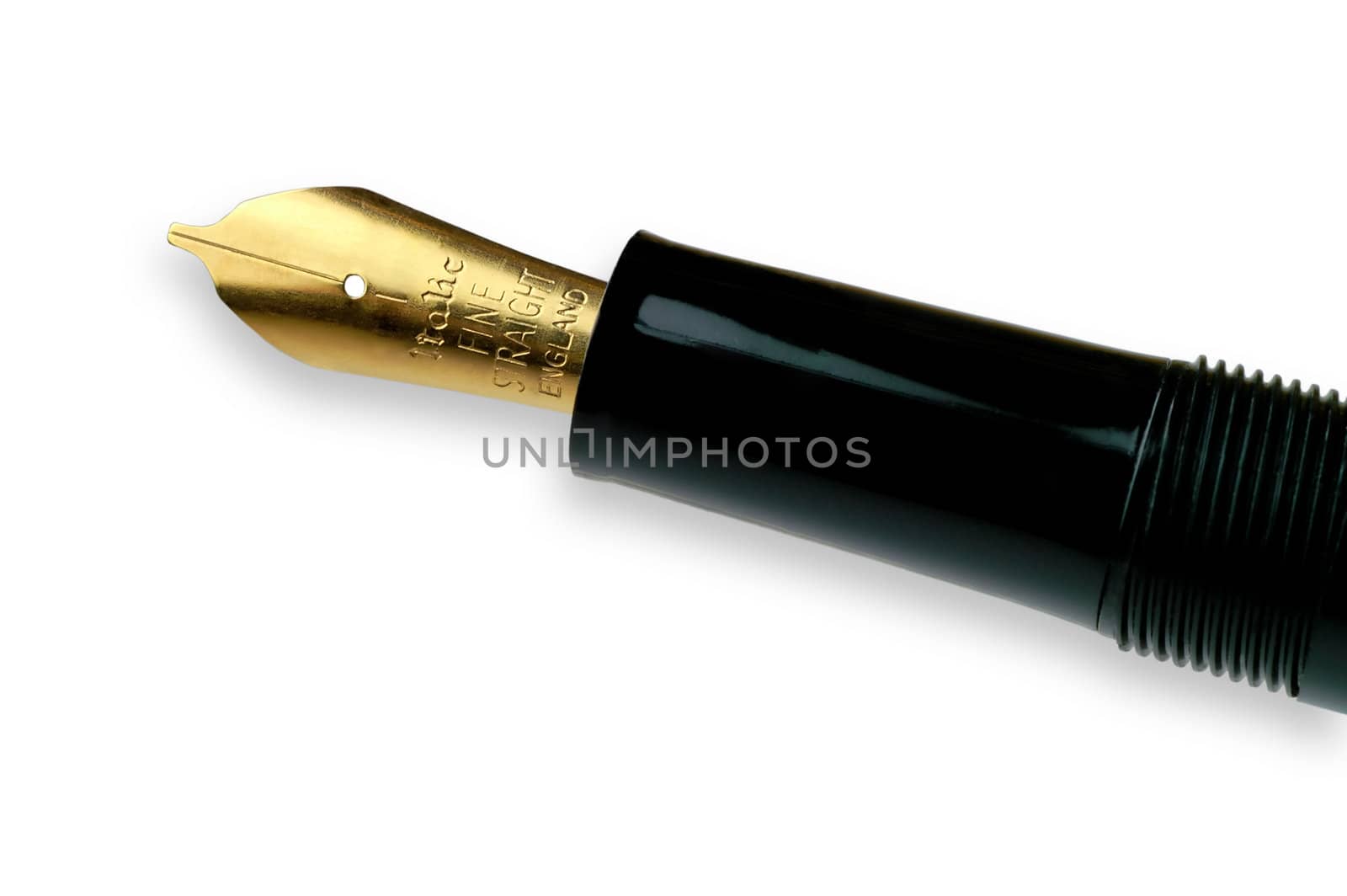 Calligraphy pen with clipping path