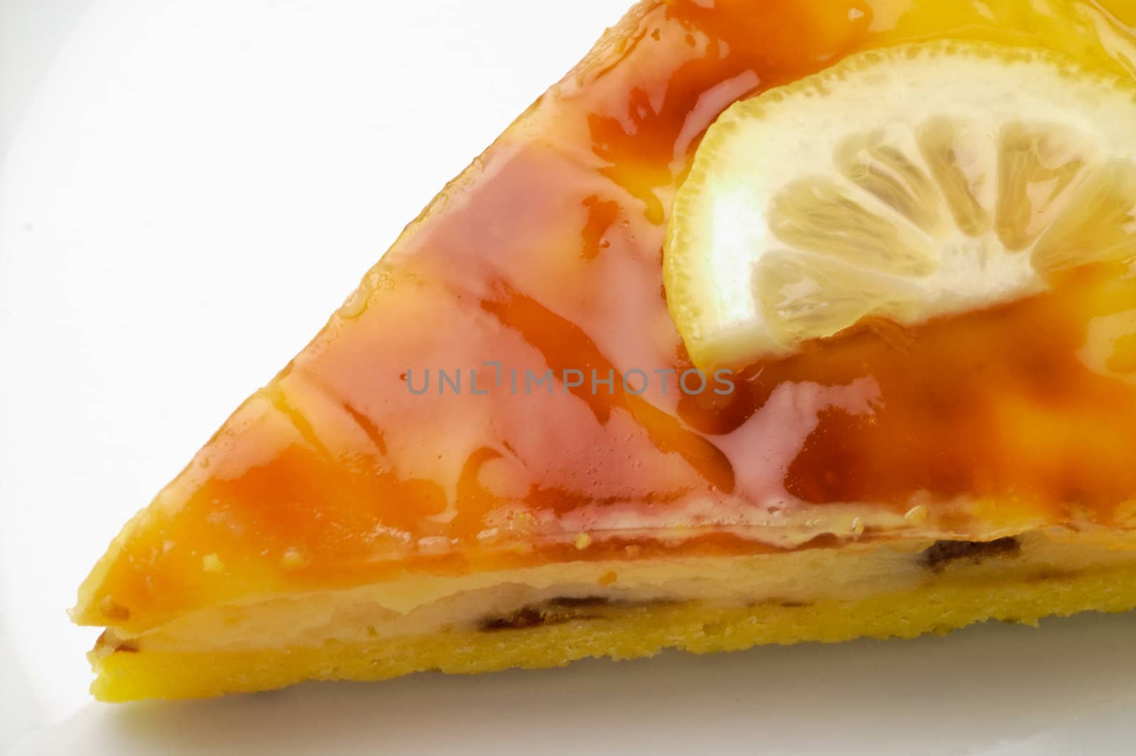 Lemon tart closeup (1) by Laborer