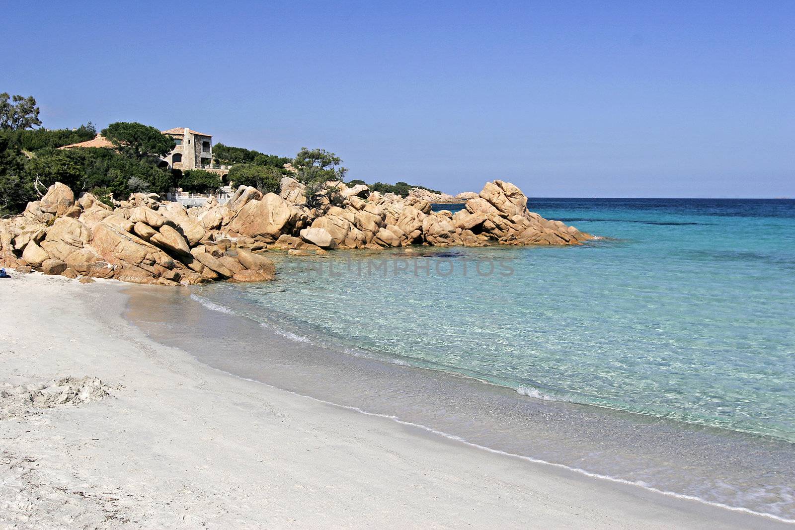 Costa Smeralda, emerald coast of Sardinia. Costa Smeralda, Smaragdküste