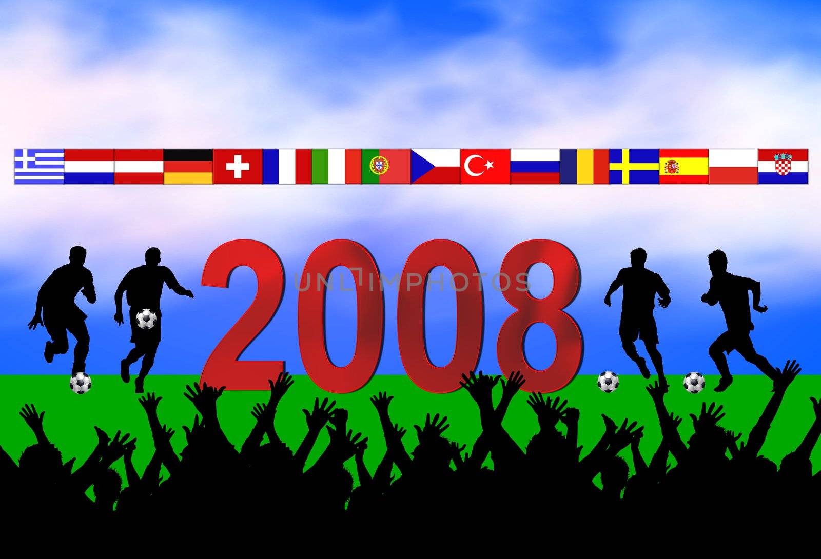 soccer em 2008 background