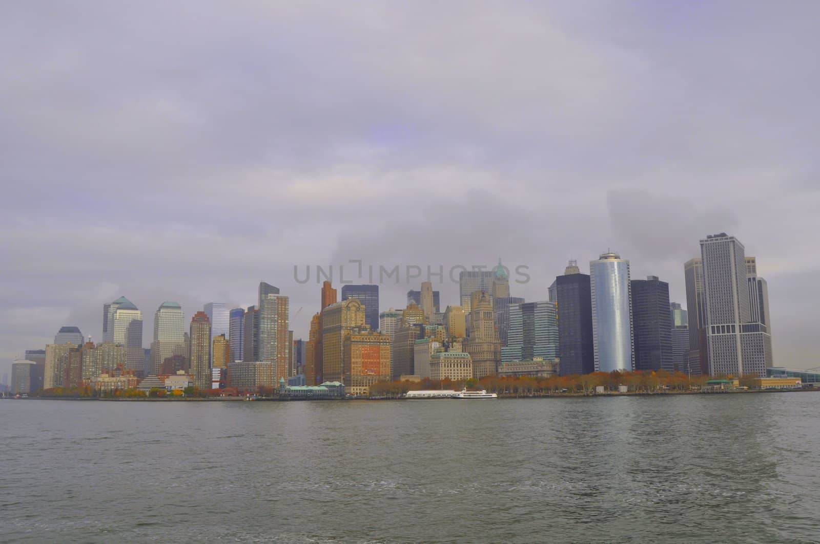 Skyline of New York, Lower Manhattan.