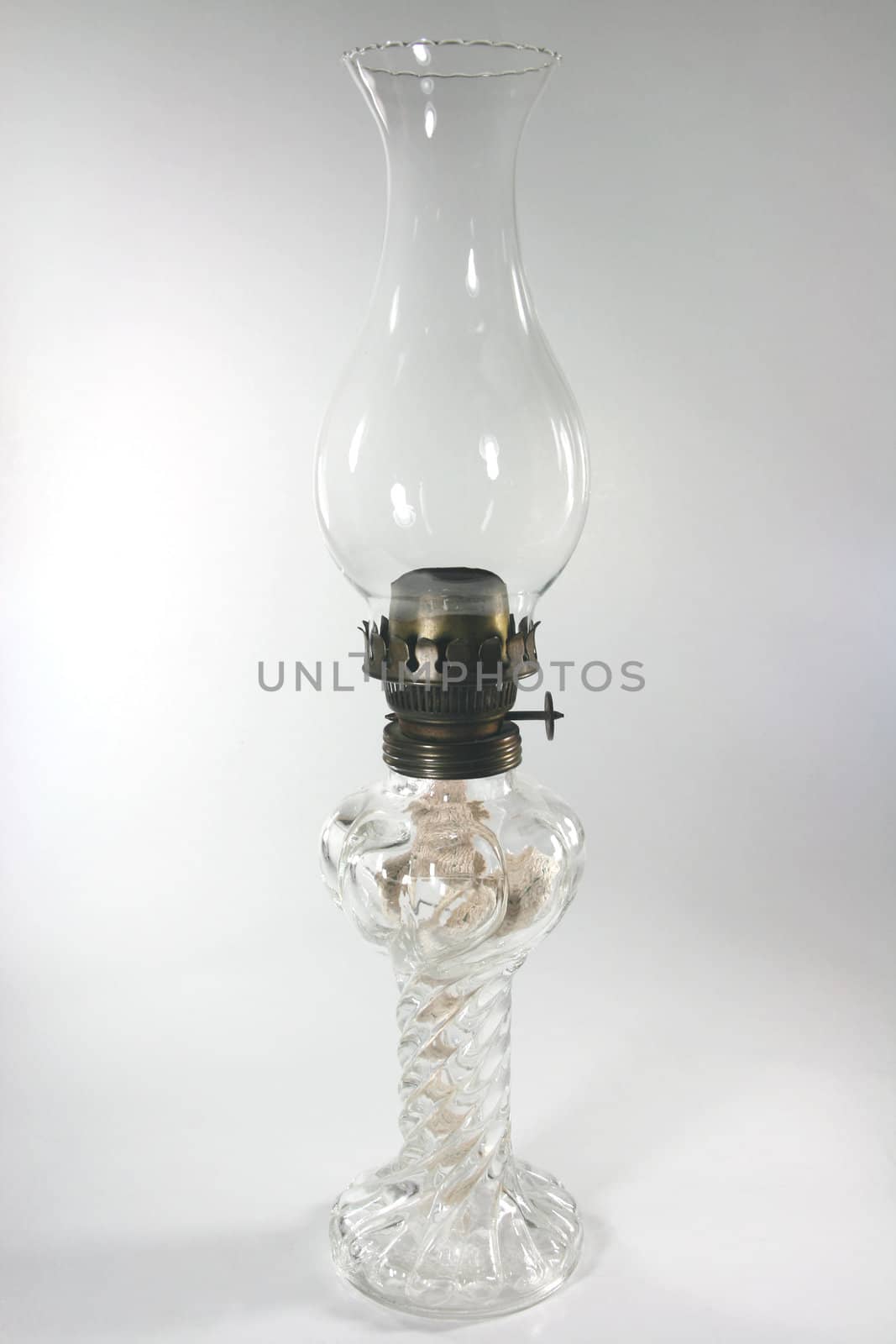 retro oil lamp from crystal
