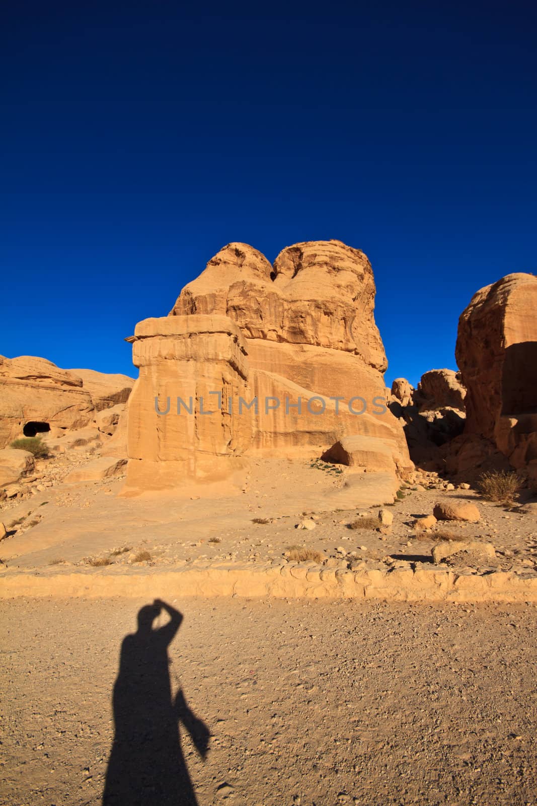 Djinn Blocks Petra, Lost rock city of Jordan.UNESCO world herita by thanomphong