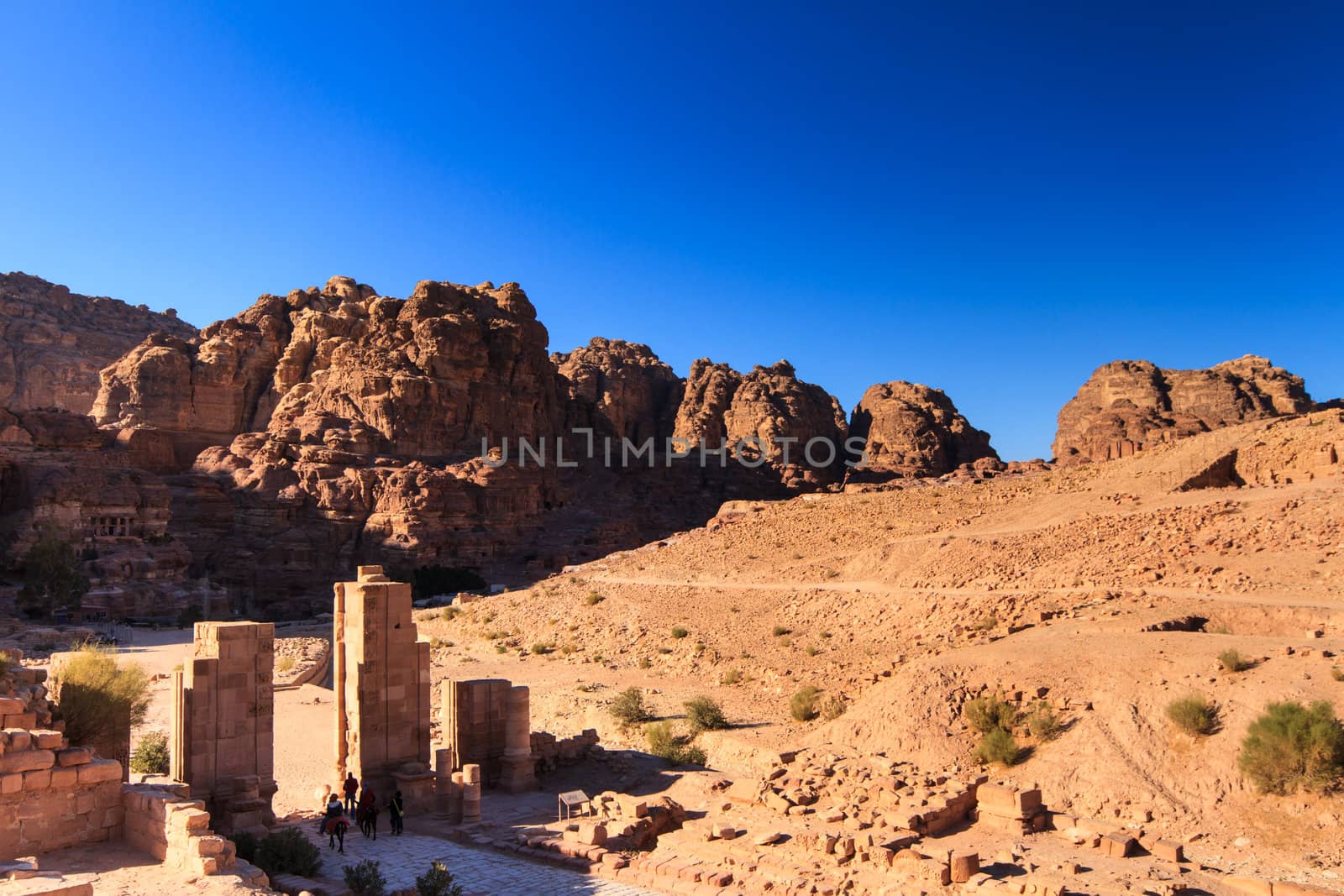 Temenos Gate in Petra, Jordan