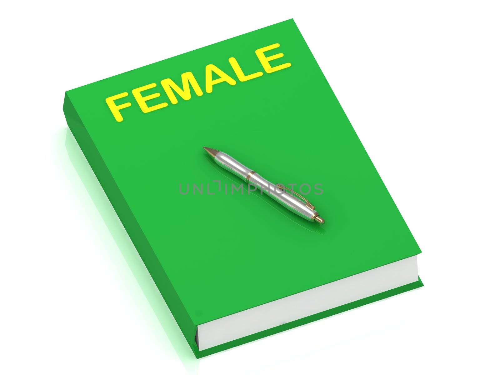 FEMALE name on cover book by GreenMost