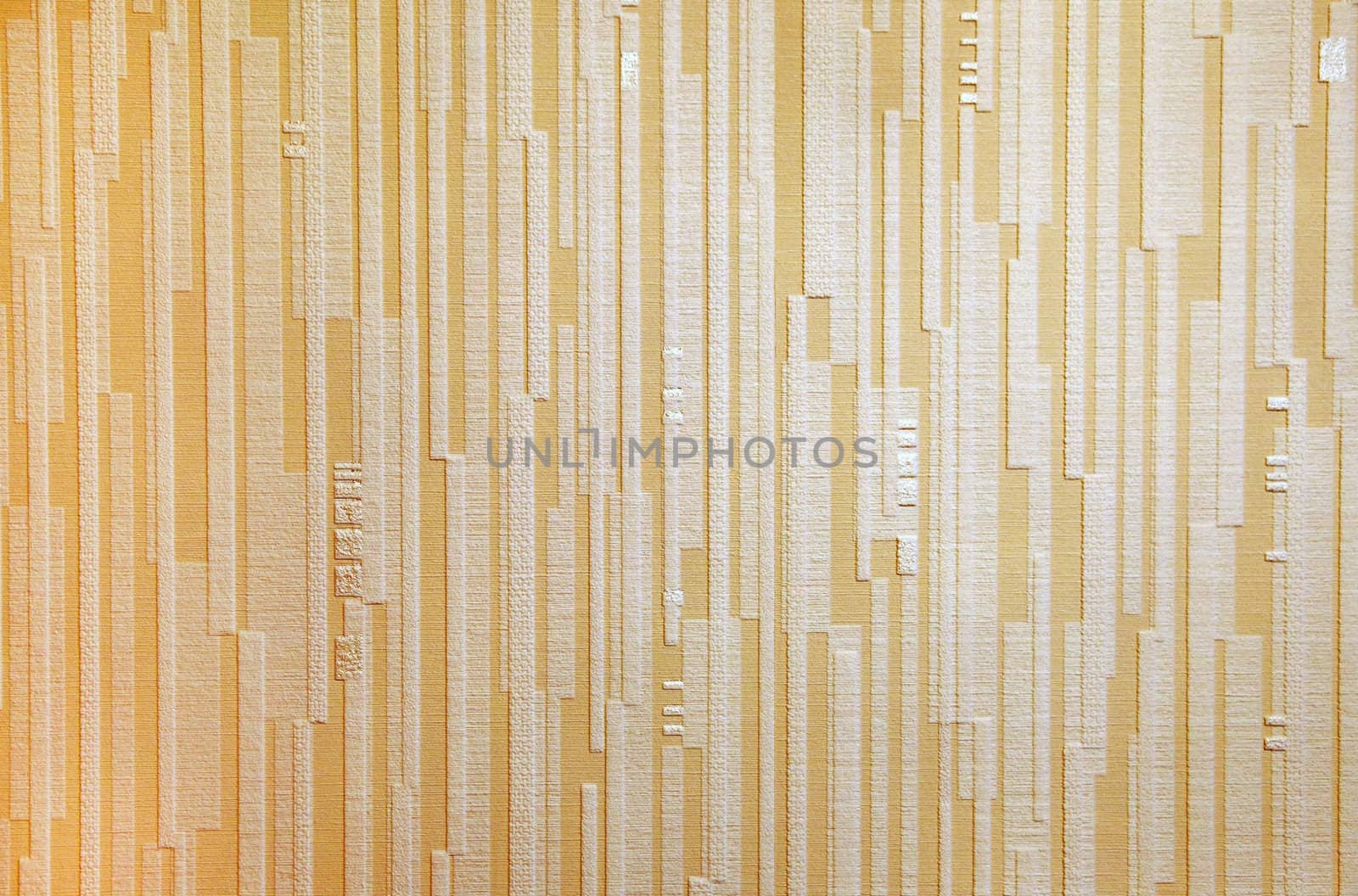 Abstract textured yellow wall paper as background.