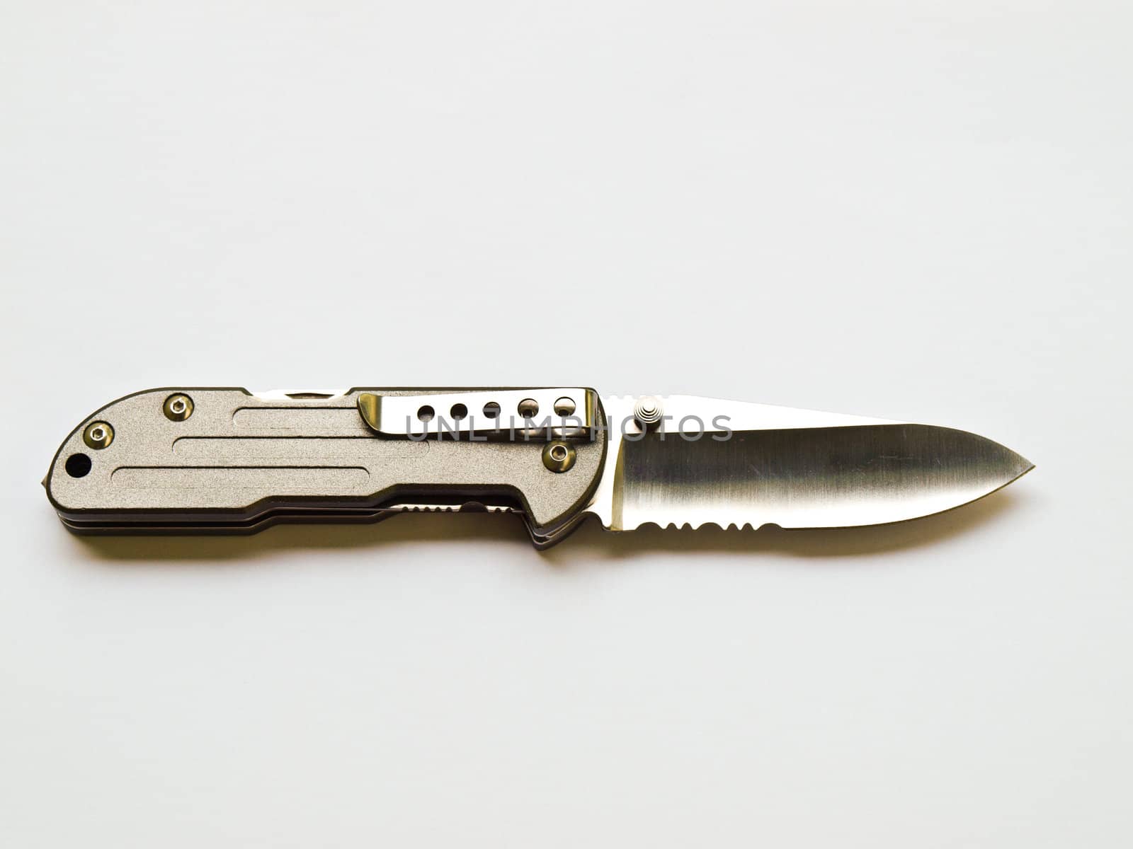 knife isolated on white background by gururugu