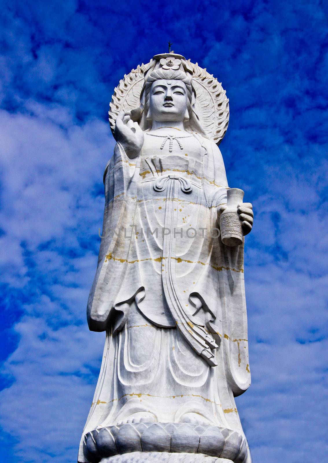 The God of the Chinese new year in thai temple.