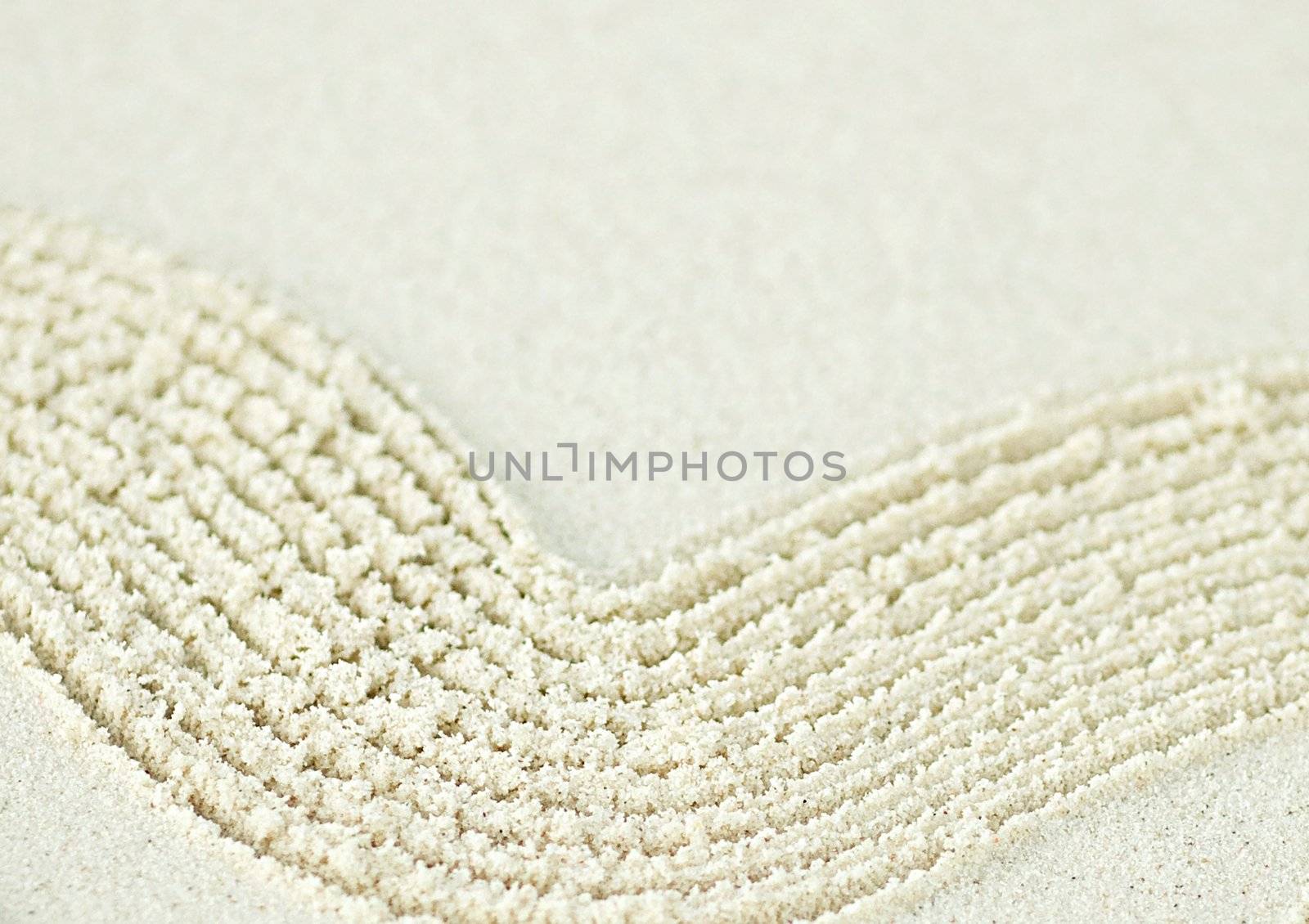 A background image with white sand