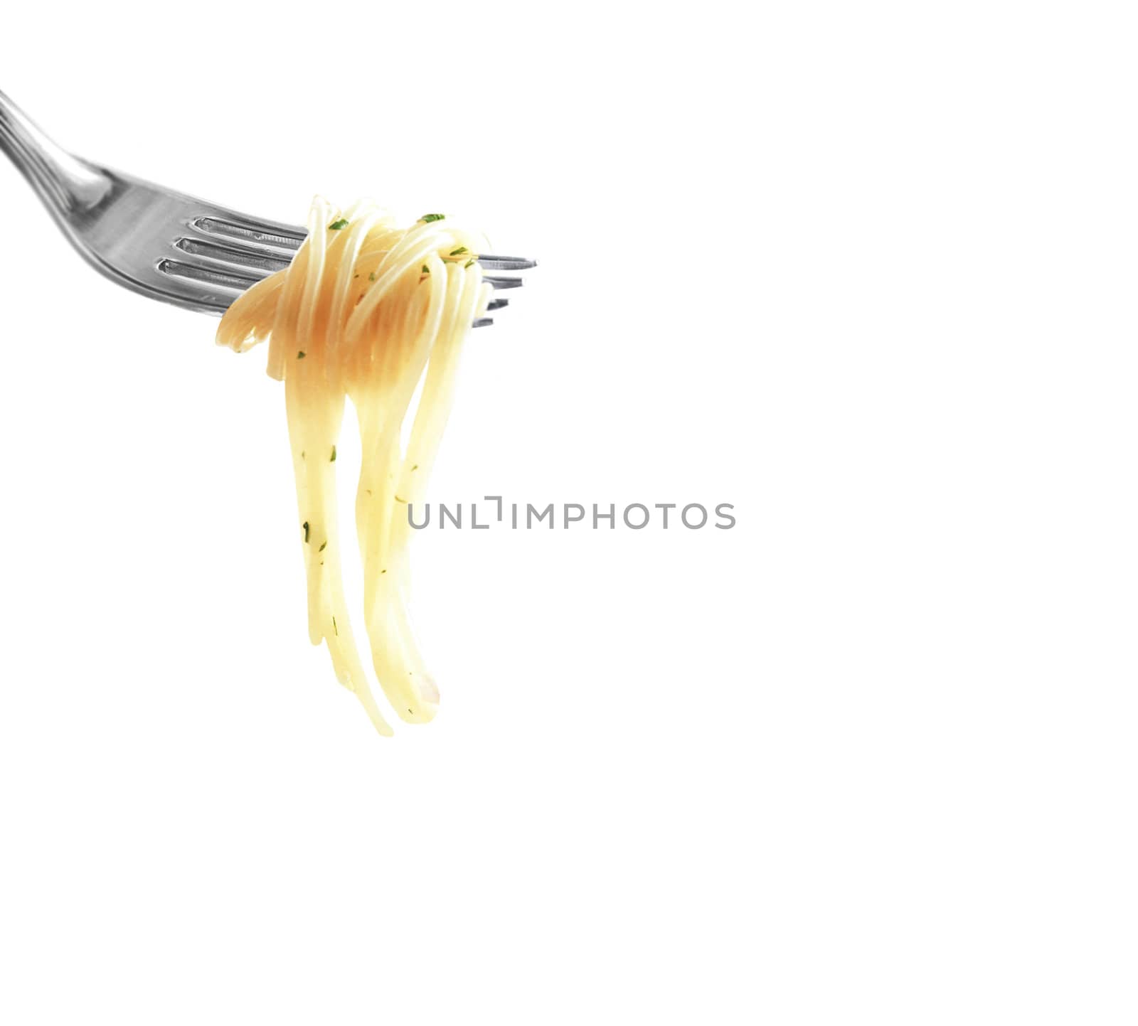 pasta on a fork