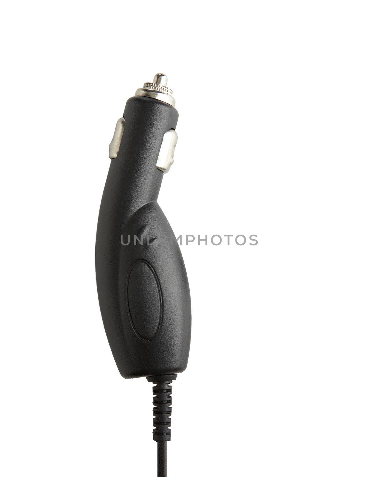 Car mobile phone charger isolated