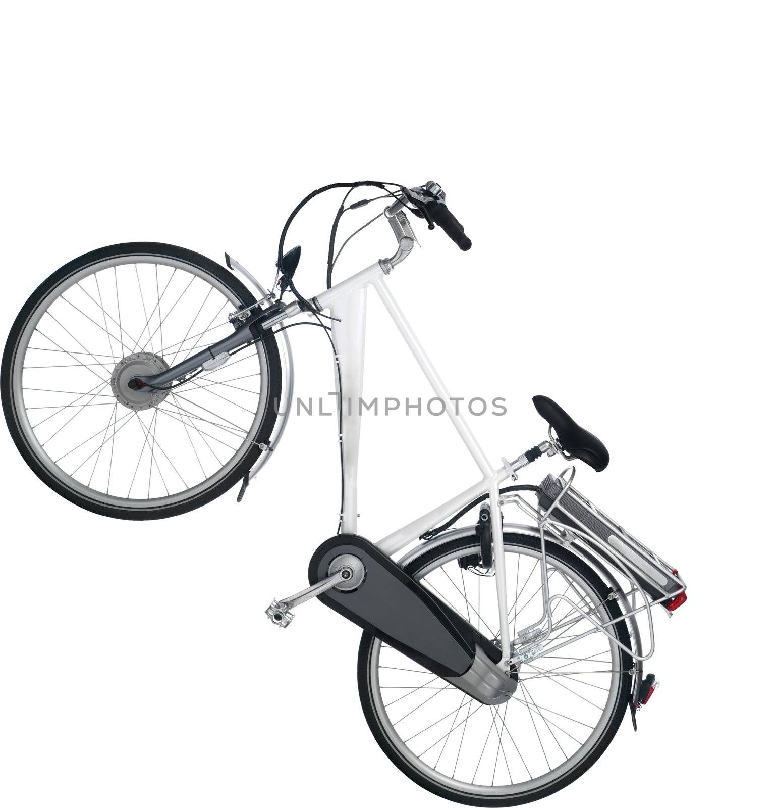 bicycle isolated on white