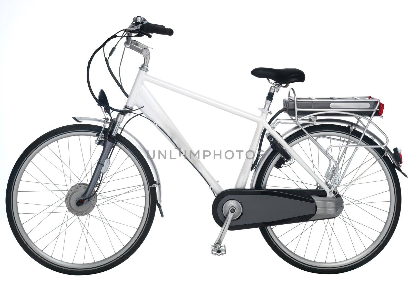 racing bike  isolated on a white background