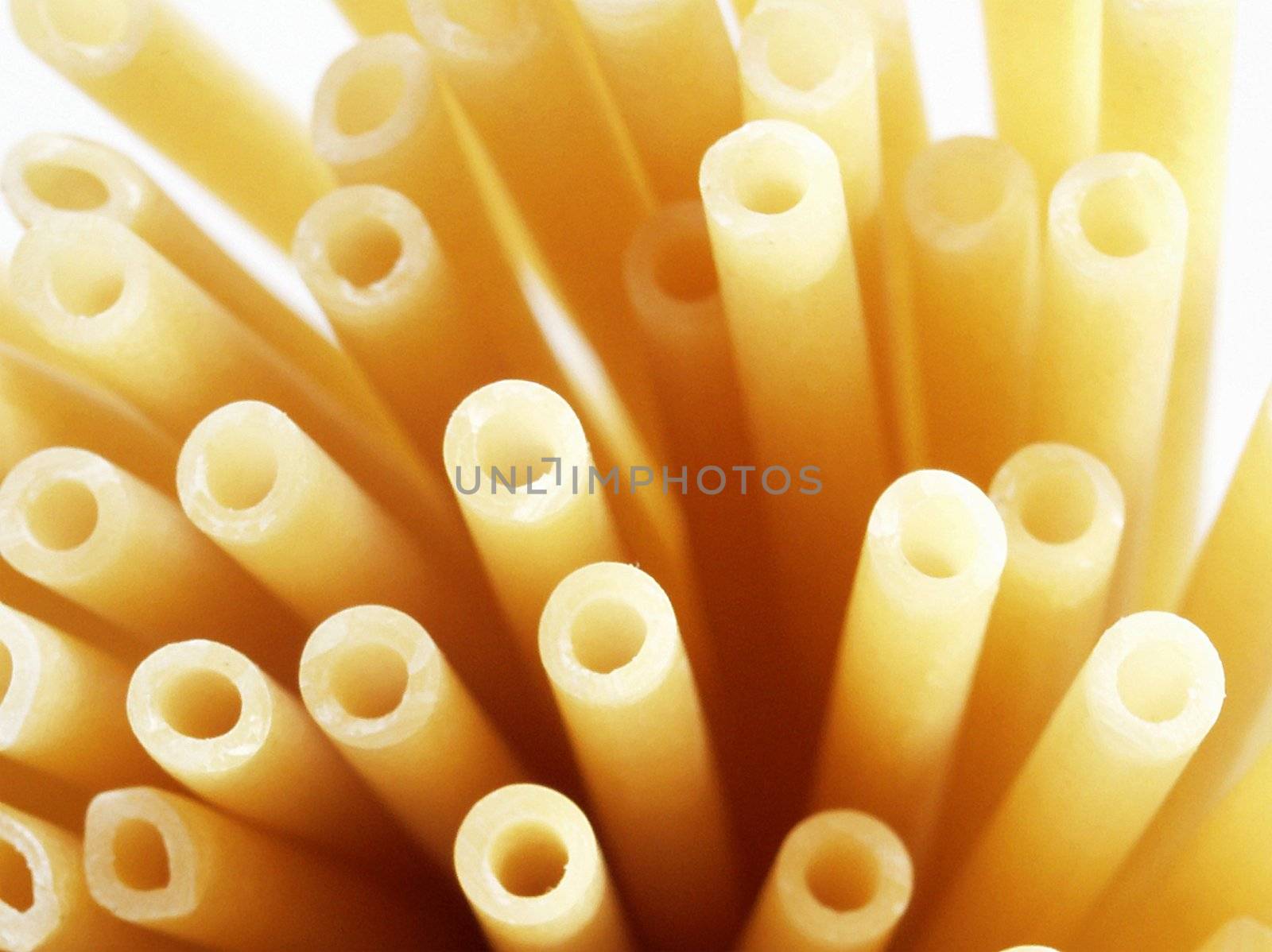 Bunch of spaghetti isolated