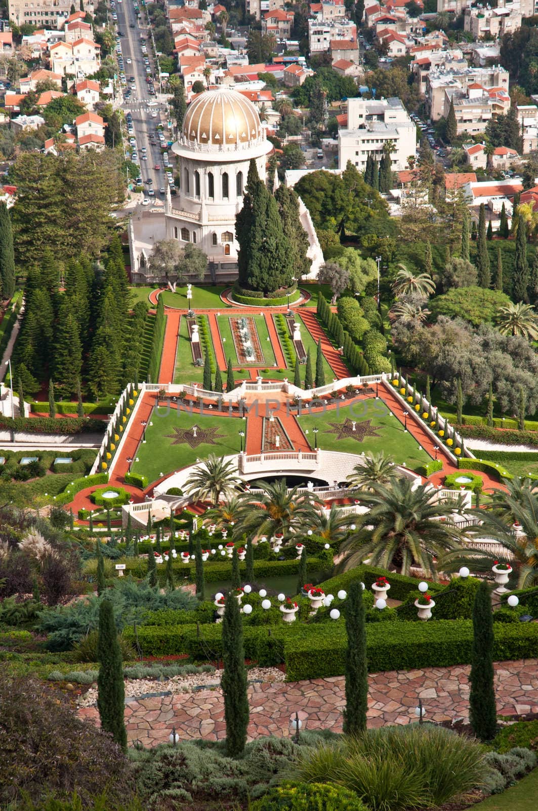 Bahai gardens, Haifa, Israel.  by LarisaP