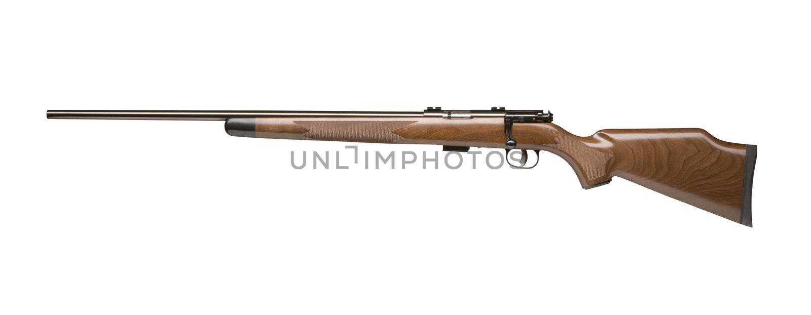 vintage gun isolated on white by ozaiachin
