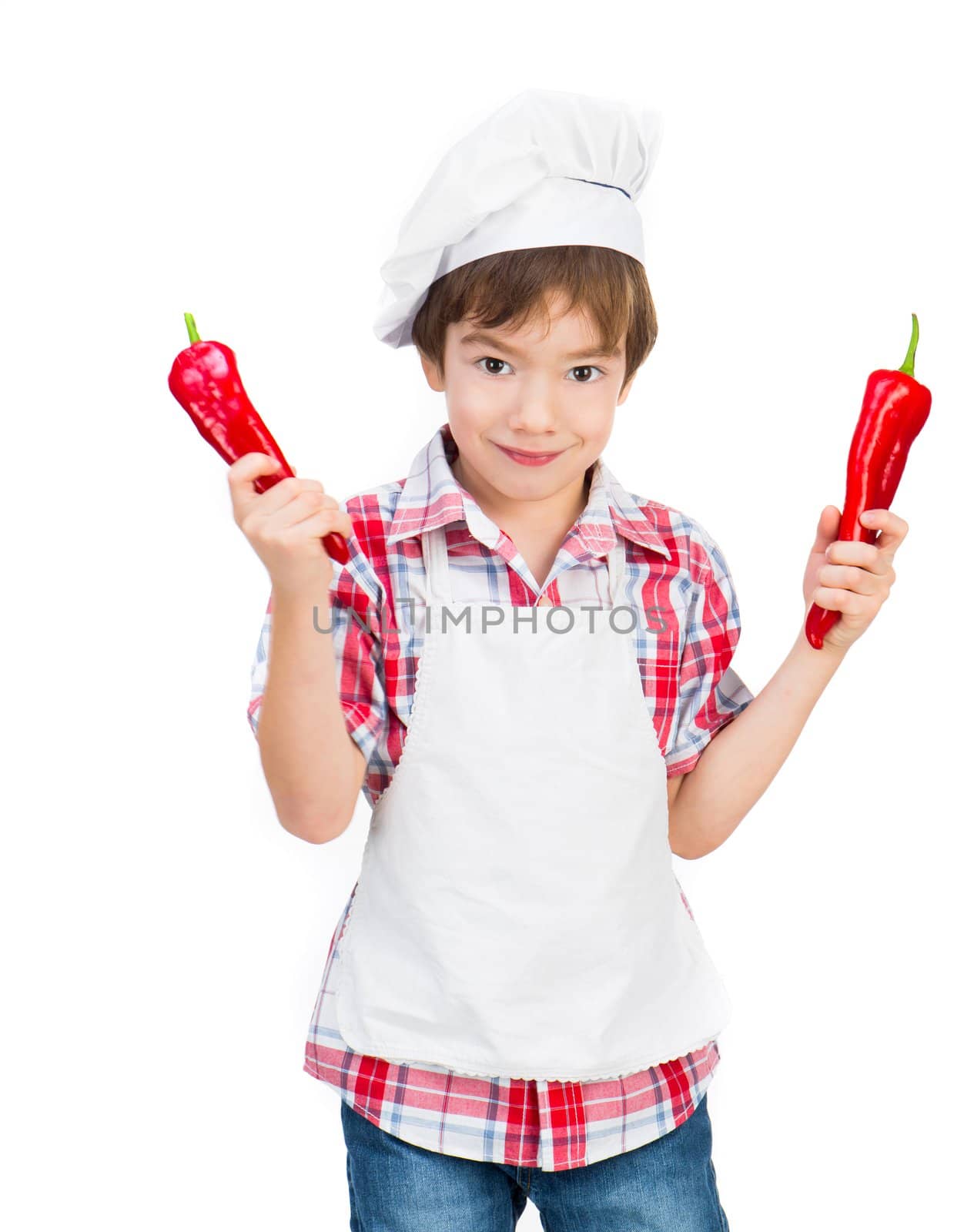 boy with peppers by GekaSkr