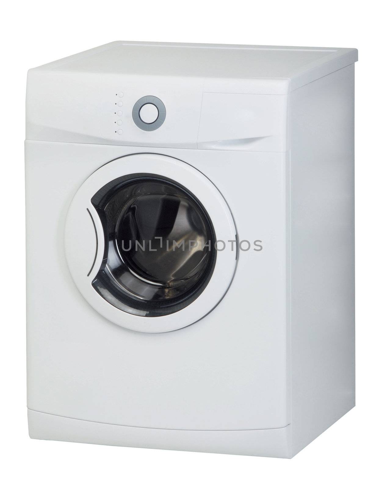 Washing machine isolated on a white background