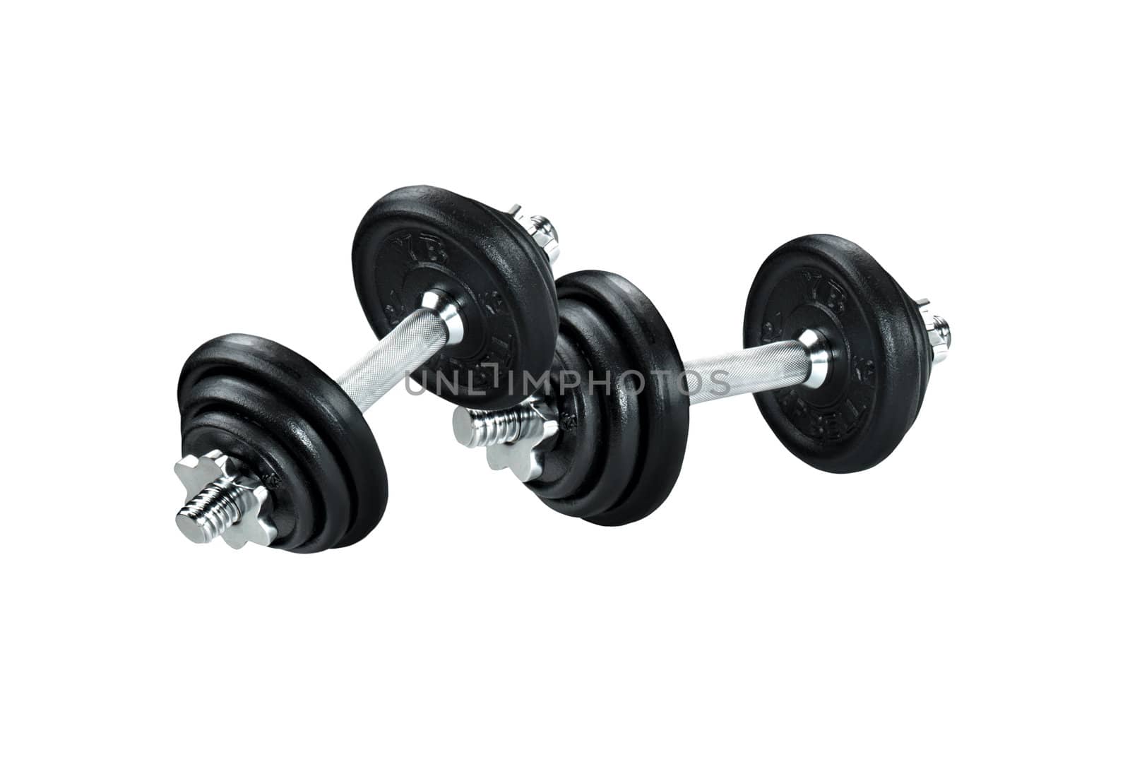 Weights, isolated on white