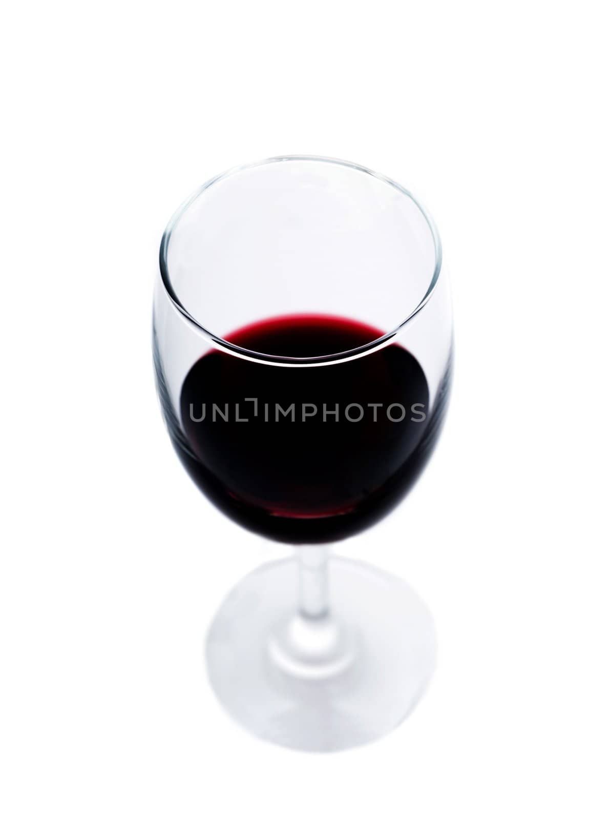 Red wine glass isolated by ozaiachin